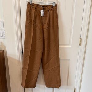 Madewell The Harlow Wide Leg Pant size 2 Harvest Moon